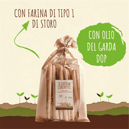 <STRONG>GRISSINI</STRONG><BR>ALL'OLIO DI OLIVA D.O.P. TRENTINO