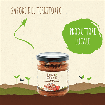 <strong>RAGU'</STRONG><BR>SALSICCIA E PORCINI