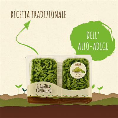 <STRONG>SPÄTZLE</STRONG><BR>GNOCCHETTI CON SPINACI