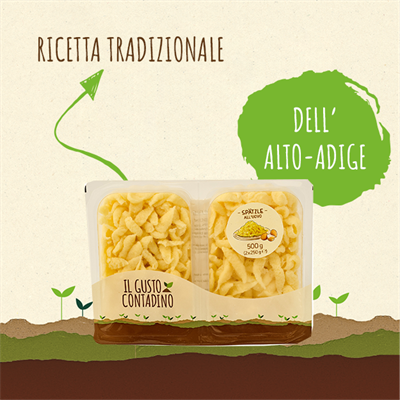 <strong>SPÄTZLE</strong><br>GNOCCHETTI ALL'UOVO