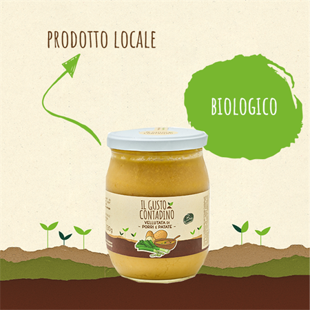 <strong>VELLUTATA</strong><br>DI PORRI E PATATE