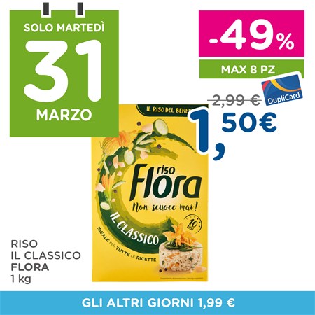 Solo martedì 31 marzo