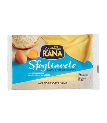 LASAGNE FRESCHE SFOGLIAVELO RANA 250 g LASAGNE FRESCHE SFOGLIAVELO RANA 250 g