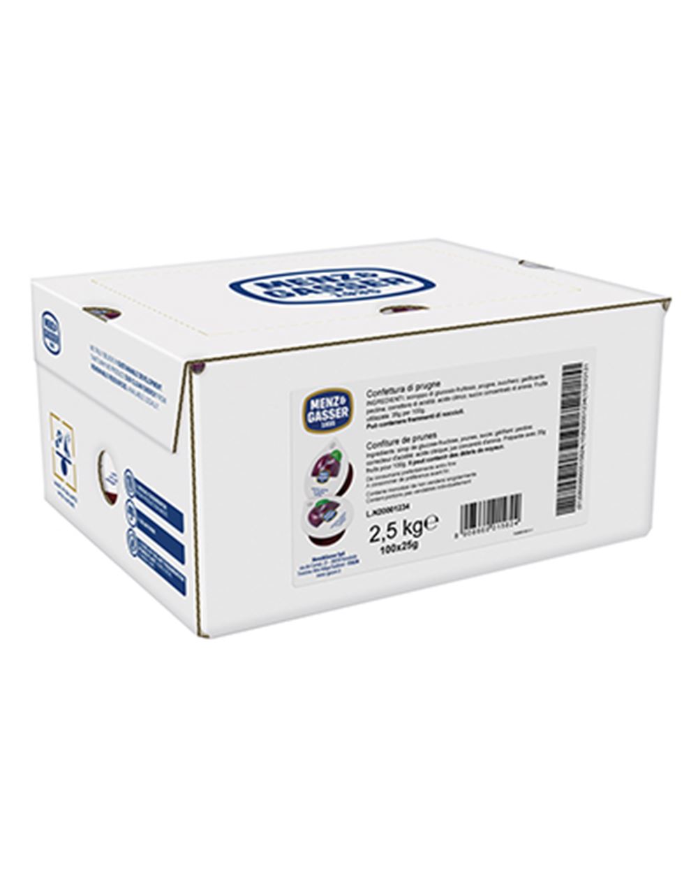 CONFETTURA CLASSICA 35% PRUGNA IN PORZIONI M&G 100 X 25 g 