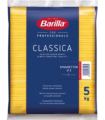 SPAGHETTINI N.3 BARILLA 5 kg SPAGHETTINI N.3 BARILLA 5 kg