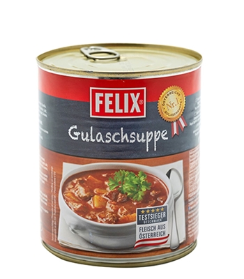 GULASCHSUPPE FELIX 800 g GULASCHSUPPE FELIX 800 g