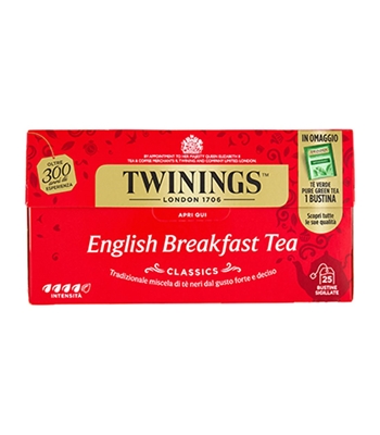 TE' 25 FILTRI ENGLISH BREAKFAST TWINNINGS 50 g TE' 25 FILTRI ENGLISH BREAKFAST TWINNINGS 50 g