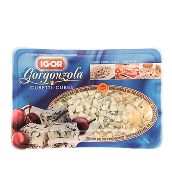 GORGONZOLA A CUBETTI IGOR 500 g GORGONZOLA A CUBETTI IGOR 500 g