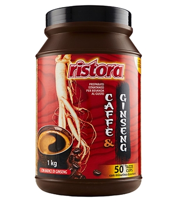 PREPARATO PER CAFFE' E GINSENG RISTORA 1 kg PREPARATO PER CAFFE' E GINSENG RISTORA 1 kg