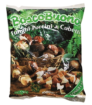 FUNGHI PORCINI A CUBETTI BOSCOBUONO 1 kg FUNGHI PORCINI A CUBETTI BOSCOBUONO 1 kg