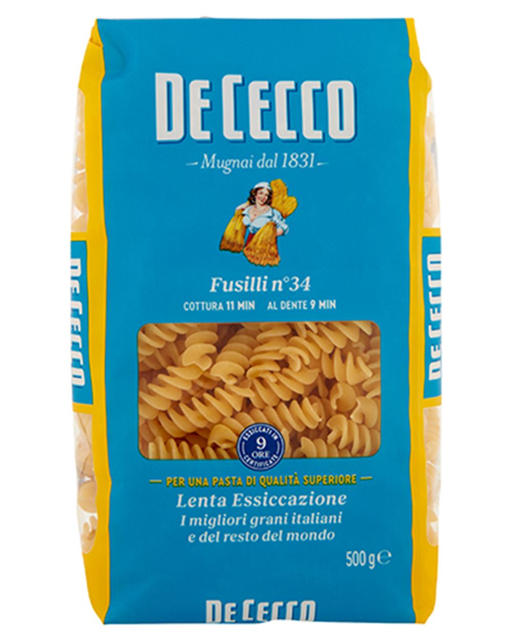 FUSILLI N.34  DE CECCO 500 g 