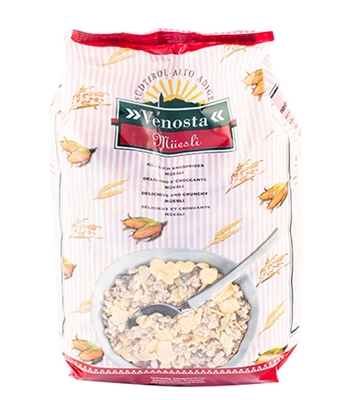 MÜESLI CROCCANTE CIOCCOLATO E NOCCIOLE VENOSTA 1 kg MÜESLI CROCCANTE CIOCCOLATO E NOCCIOLE VENOSTA 1 kg