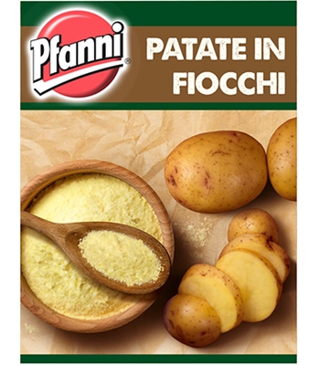 PREPARATO PER PURE' DI PATATE IN FIOCCHI PFANNI 4 kg PREPARATO PER PURE' DI PATATE IN FIOCCHI PFANNI 4 kg
