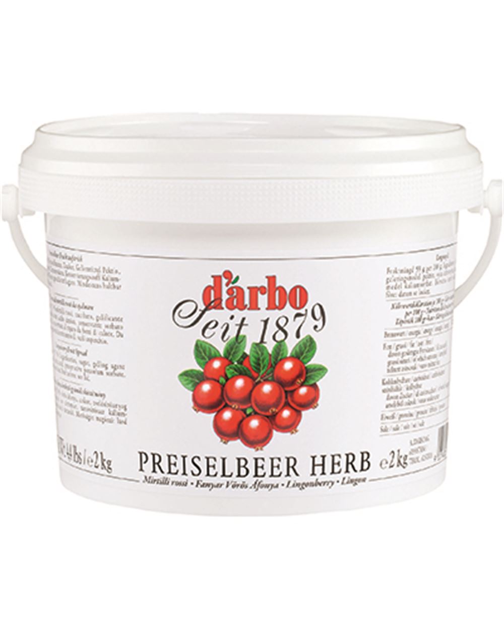 COMPOSTA DA SPALMARE MIRTILLI ROSSI D'ARBO 2 kg 
