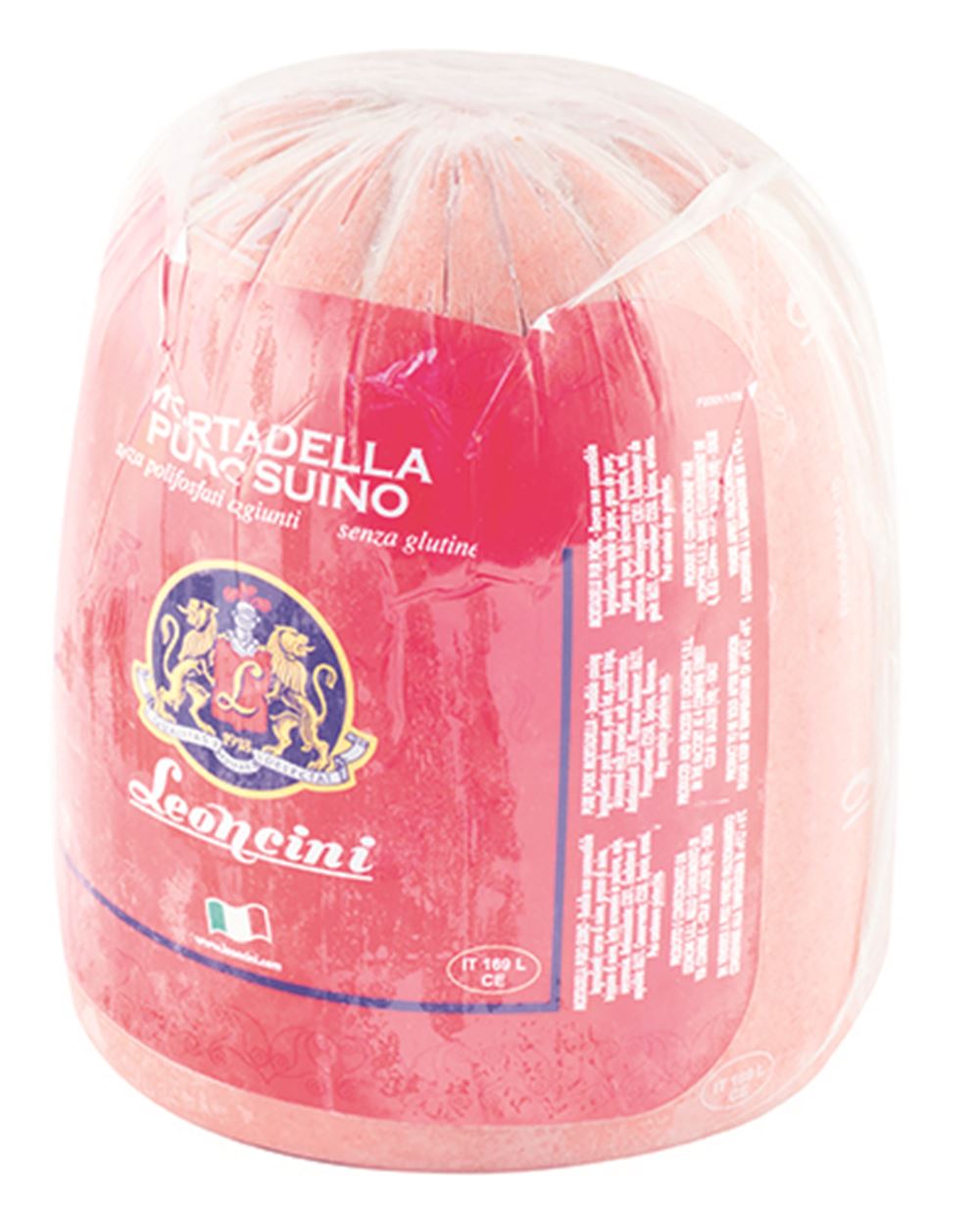 MORTADELLA DI PURO SUINO 1/2 SOTTOVUOTO LEONCINI al kg 