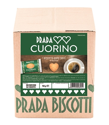 CUORINO 300 CONFEZIONI DA 1 BISCOTTO PRADA 960 g CUORINO 300 CONFEZIONI DA 1 BISCOTTO PRADA 960 g