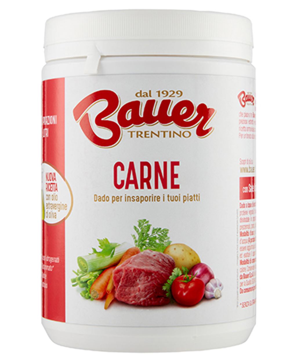 BRODO DI CARNE IN PASTA SENZA GLUTAMMATO AGGIUNTO BAUER 1 kg 