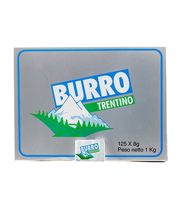 BURRO TRENTINO TRENTINGRANA 125 x 8 g BURRO TRENTINO TRENTINGRANA 125 x 8 g