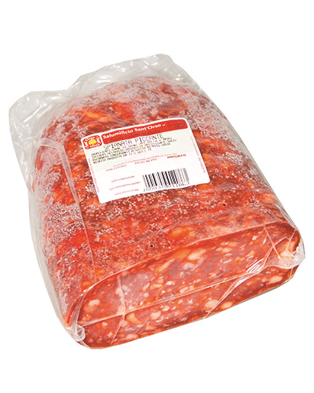 SPIANATA PICCANTE 1/2  SOTTOVUOTO SALUMIFICIO SANT'ORSO al kg 
