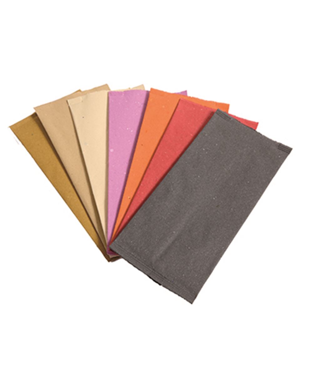 BUSTA CON TOVAGLIOLO CARTA PAGLIA NERO  400 pezzi 