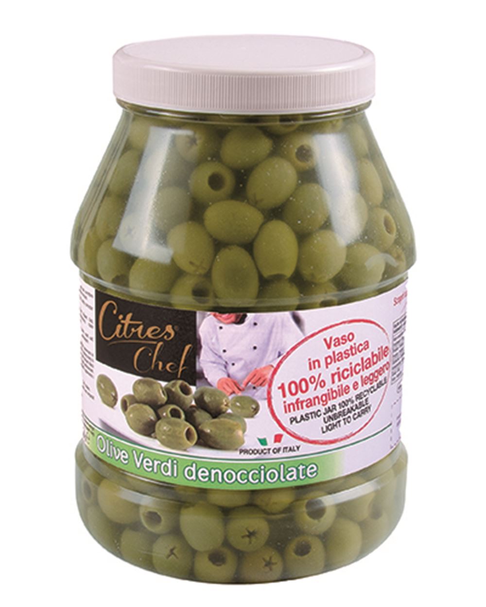OLIVE VERDI DENOCCIOLATE CITRES  2,3 kg 