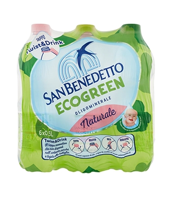 ACQUA NATURALE SAN BENEDETTO 6 x 500 ml ACQUA NATURALE SAN BENEDETTO 6 x 500 ml