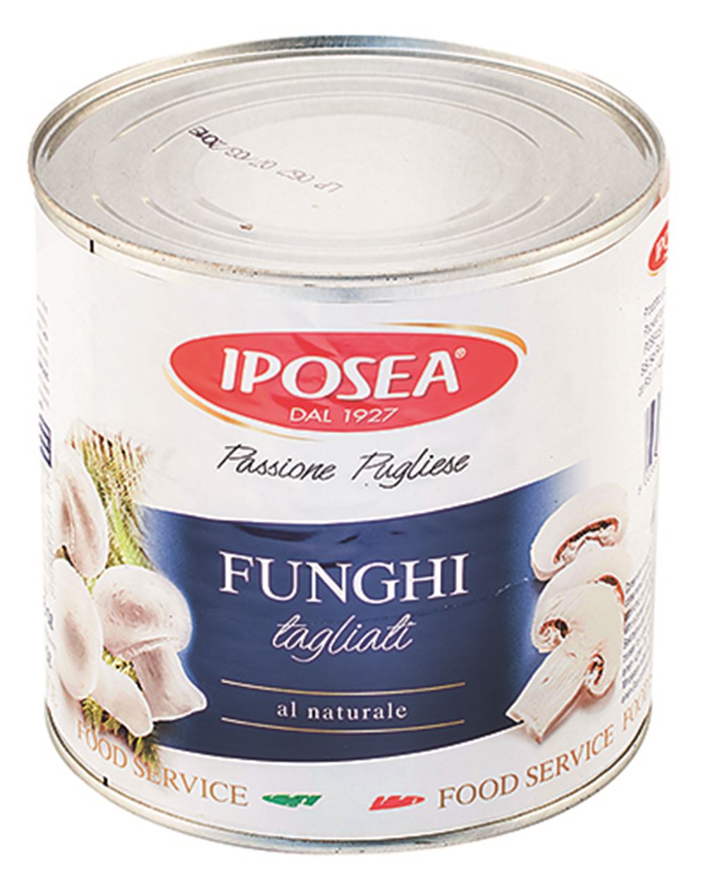 FUNGHI TAGLIATI AL NATURALE IPOSEA 1,2 kg 