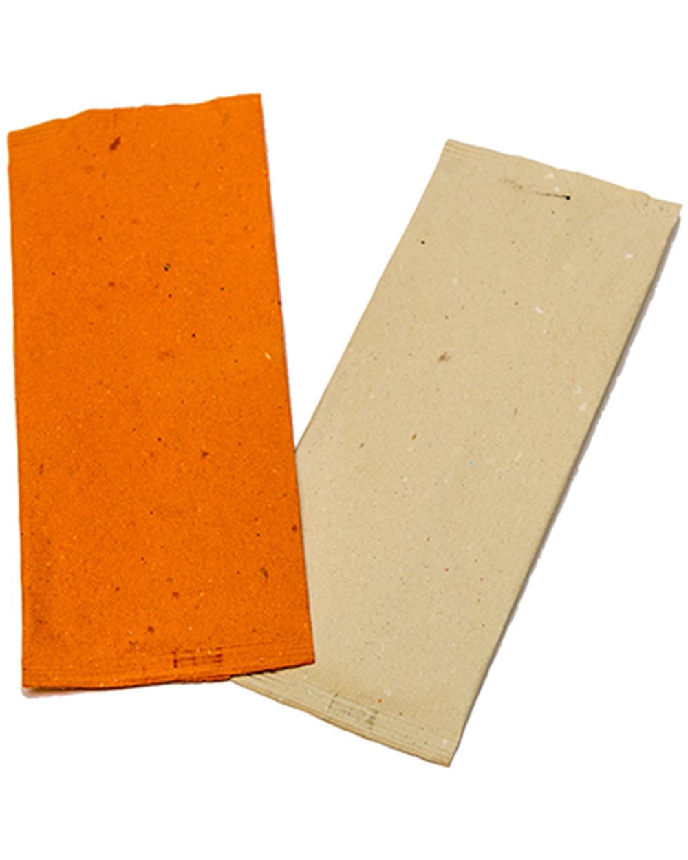 BUSTA CON TOVAGLIOLO CARTA PAGLIA ARANCIO  400 pezzi 