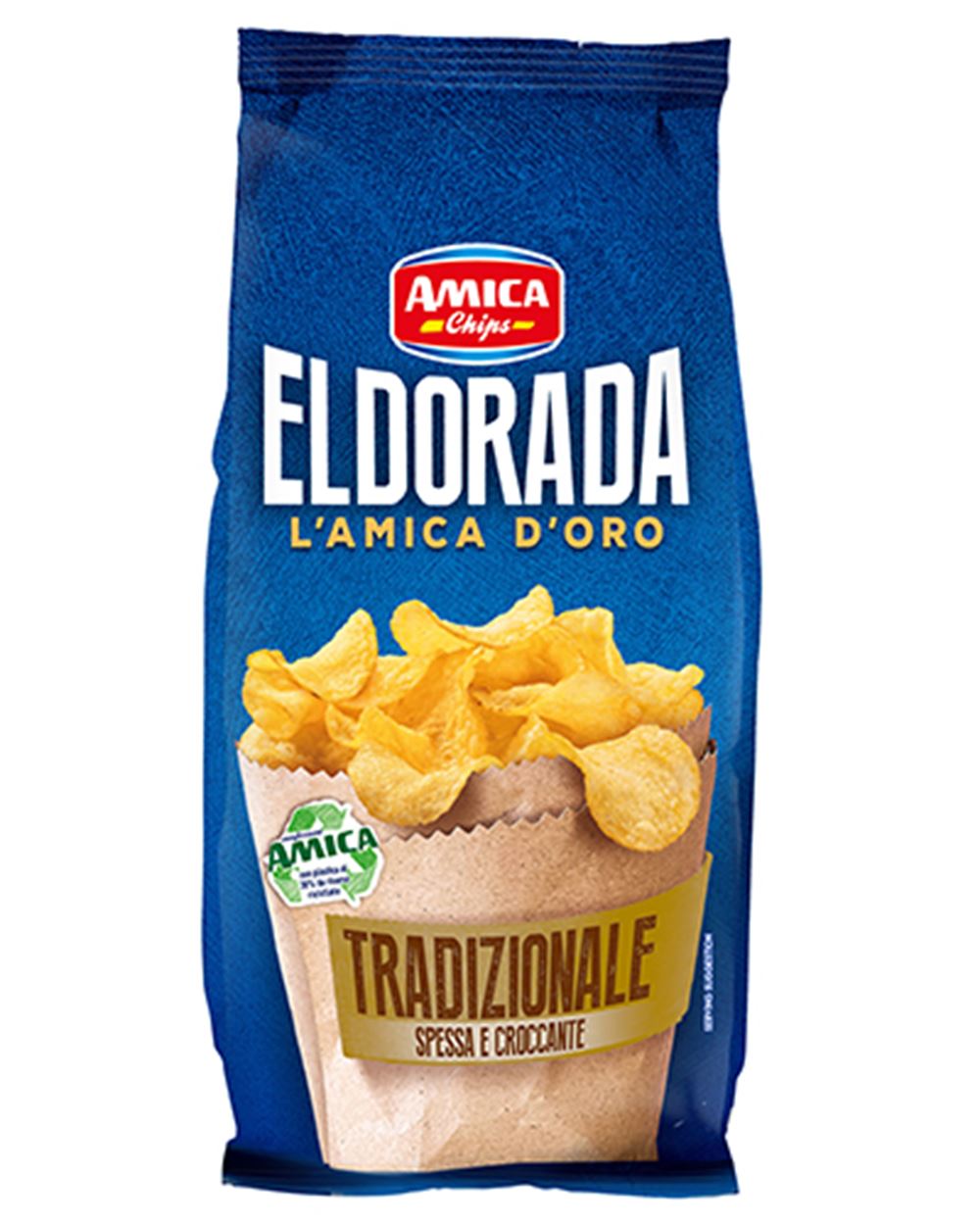 PATATINE ELDORADA AMICA CHIPS  130 g 