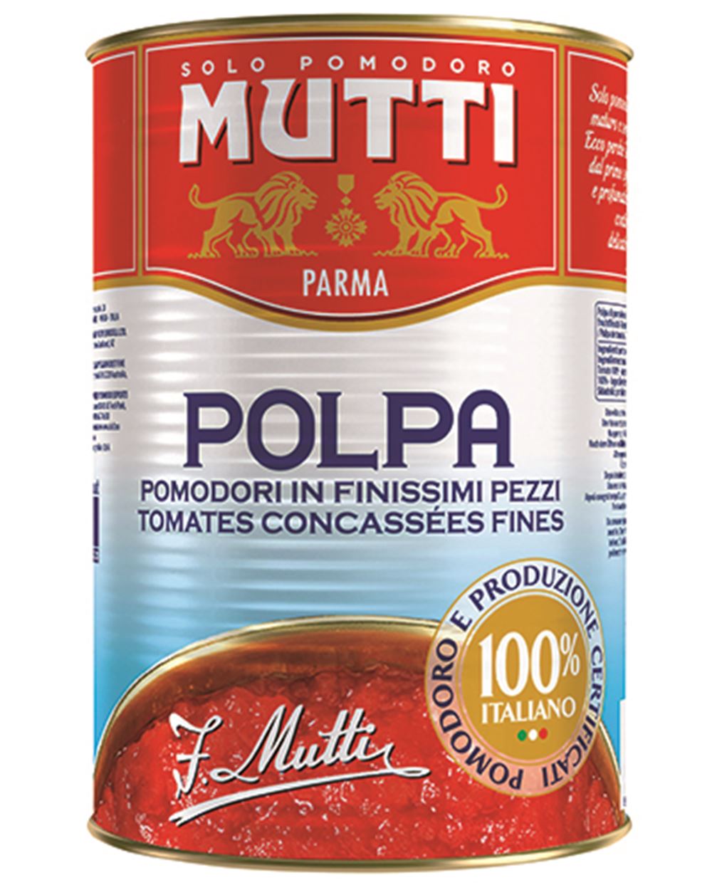 POLPA DI POMODORO  MUTTI 4,05 kg 