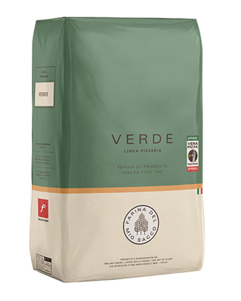 FARINA LINEA PIZZERIA TIPO 00 VERDE W290-310 MOLINO PASINI 25 kg 