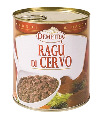RAGU' DI CERVO DEMETRA 820 g RAGU' DI CERVO DEMETRA 820 g