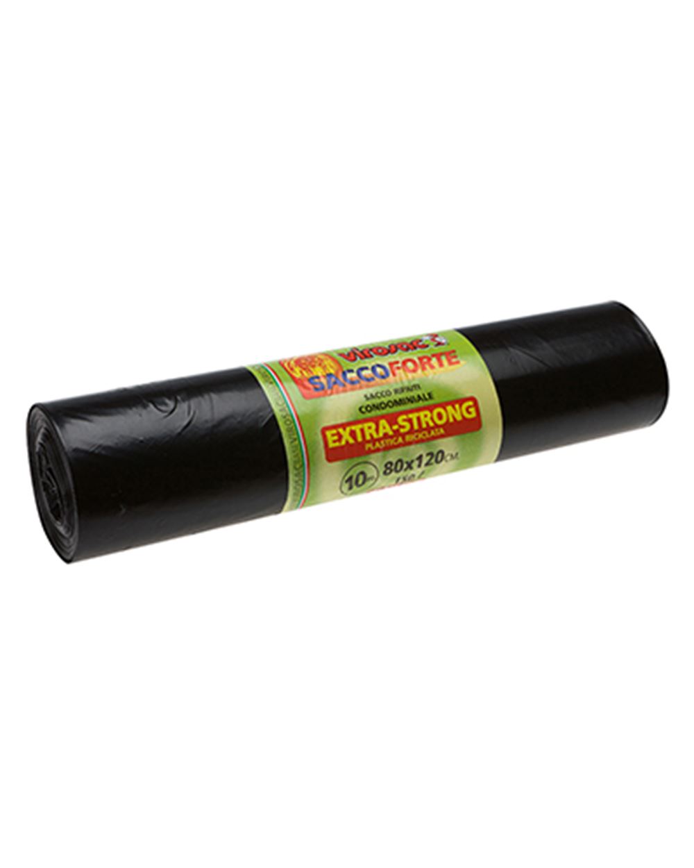SACCOFORTE NERO 150 L  VIROSAC 80 X 120 cm 