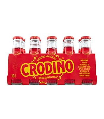 APERITIVO ARANCIA ROSSA CRODINO 10 x 100 ml APERITIVO ARANCIA ROSSA CRODINO 10 x 100 ml