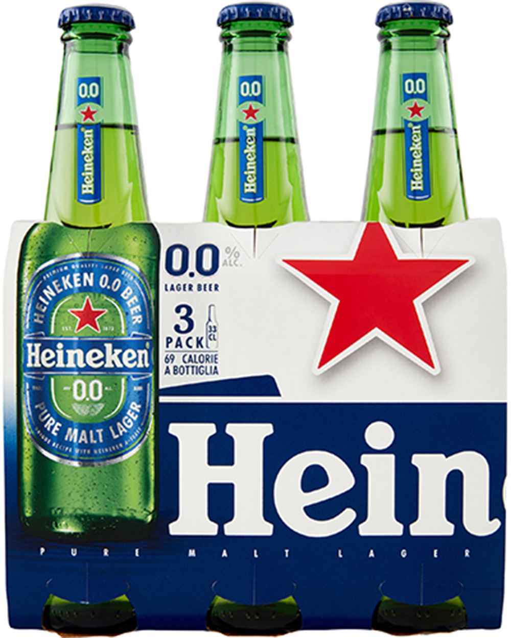 BIRRA IN BOTTIGLIA 0.0 HEINEKEN 3 X 33 cl 