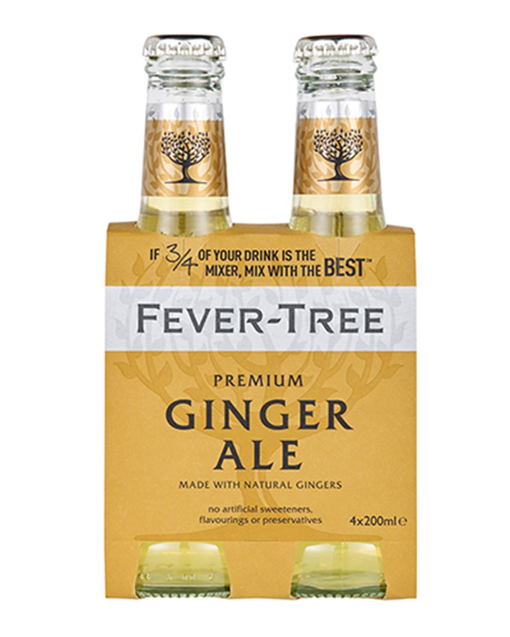 GINGER ALE FEVER TREE 4 X 20 cl 
