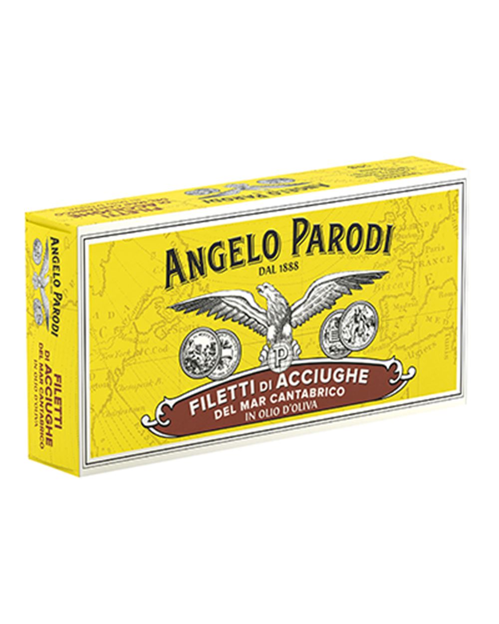 FILETTI DI ACCIUGHE DEL MAR CANTABRICO IN OLIO DI OLIVA ANGELO PARODI 50 g 