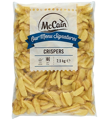 PATATE CON TAGLIO ONDULATO CON BUCCIA MC CAIN 2,5 kg PATATE CON TAGLIO ONDULATO CON BUCCIA MC CAIN 2,5 kg
