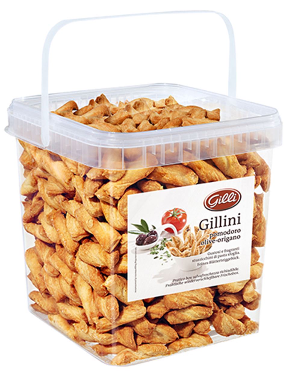 GILLINI SNACK AL POMODORO, OLIVE E ORIGANO GILLI  1 kg 