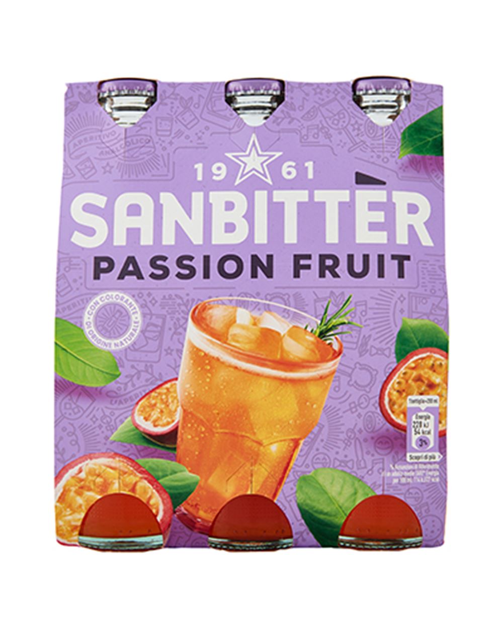 EMOZIONI PASSION FRUIT SANBITTER 3 X 20 cl 