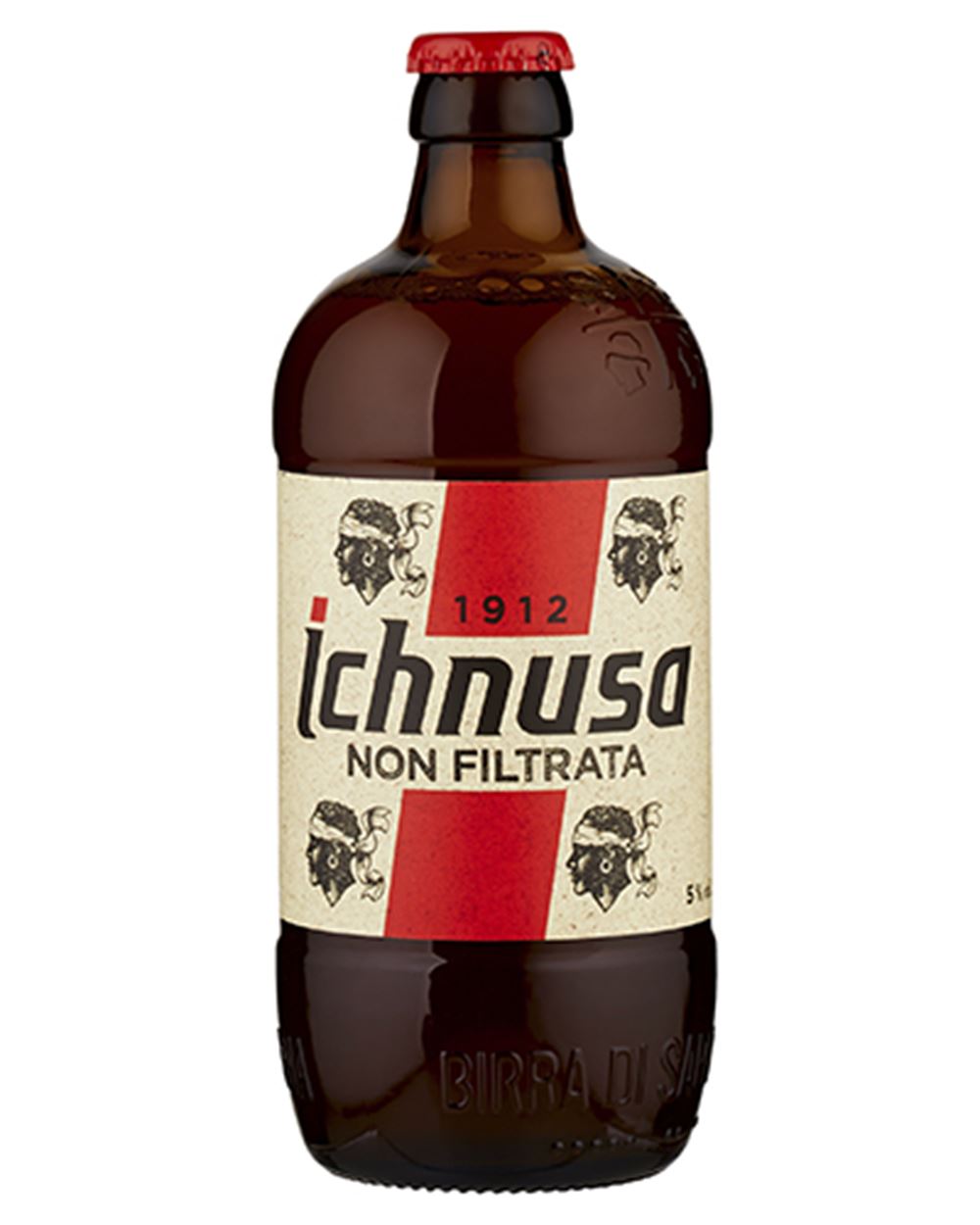 BIRRA IN BOTTIGLIA NON FILTRATA  ICHNUSA  33 cl 