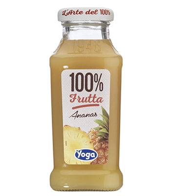 100% FRUTTA ANANAS YOGA 200 ml 100% FRUTTA ANANAS YOGA 200 ml