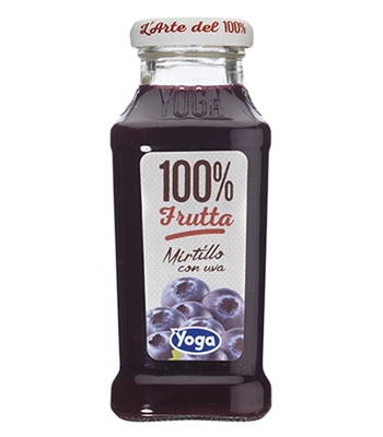 100% FRUTTA MIRTILLO YOGA 200 ml 100% FRUTTA MIRTILLO YOGA 200 ml
