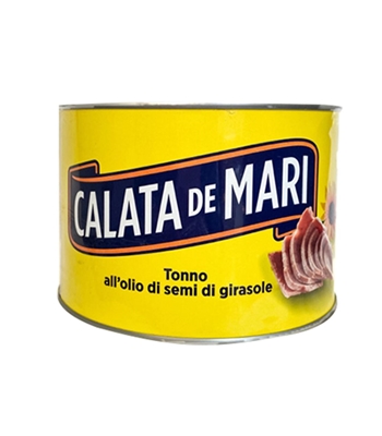 TONNO ALL'OLIO DI SEMI DI GIRASOLE CALATA DE MARI 1,73 kg TONNO ALL'OLIO DI SEMI DI GIRASOLE CALATA DE MARI 1,73 kg