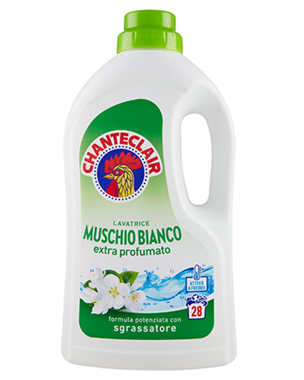 DETERSIVO LAVATRICE 28 LAVAGGI MUSCHIO BIANCO CHANTECLAIR 1,26 l 