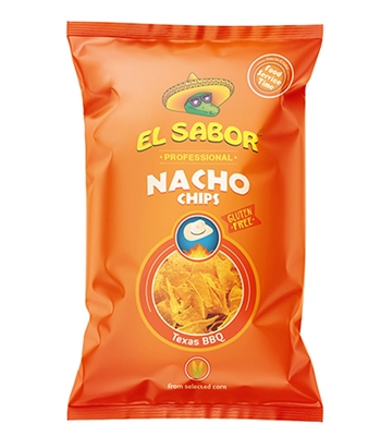 NACHO CHIPS TEXAS BBQ EL SABOR 425 g NACHO CHIPS TEXAS BBQ EL SABOR 425 g