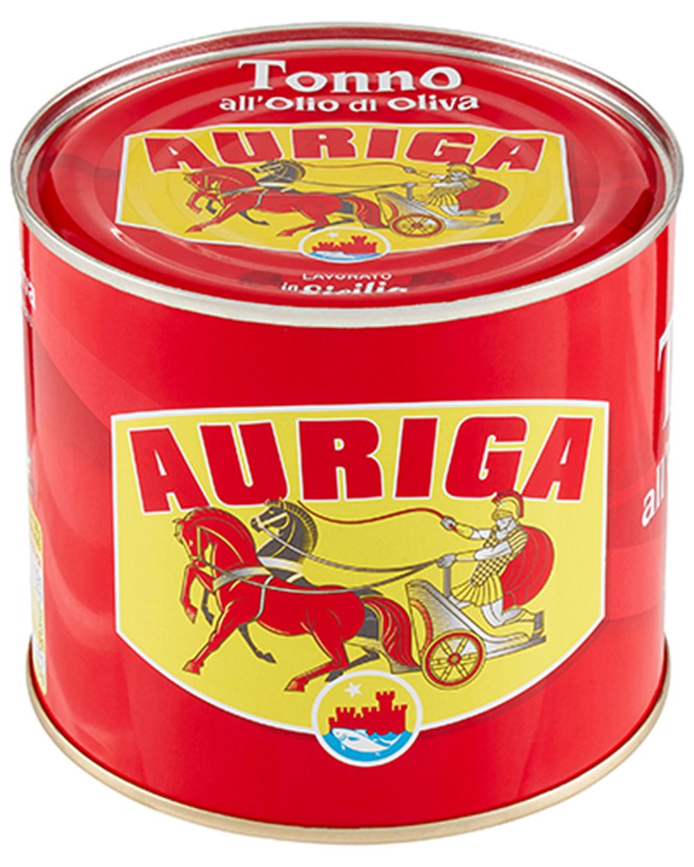 TONNO PINNE GIALLE ALL'OLIO DI OLIVA AURIGA  600 g 