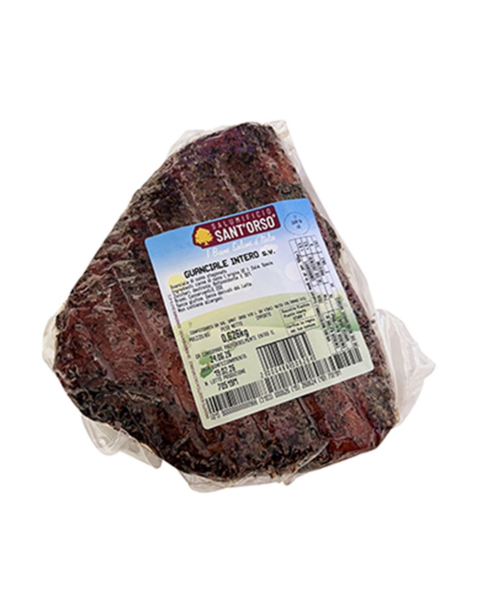 GUANCIALE INTERO SALUMIFICIO SANT'ORSO al kg 