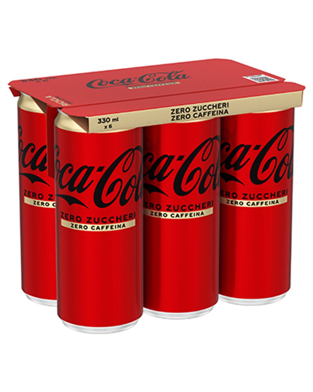 BIBITA IN LATTINA ZERO CAFFEINA COCA COLA 6 X 330 ml 