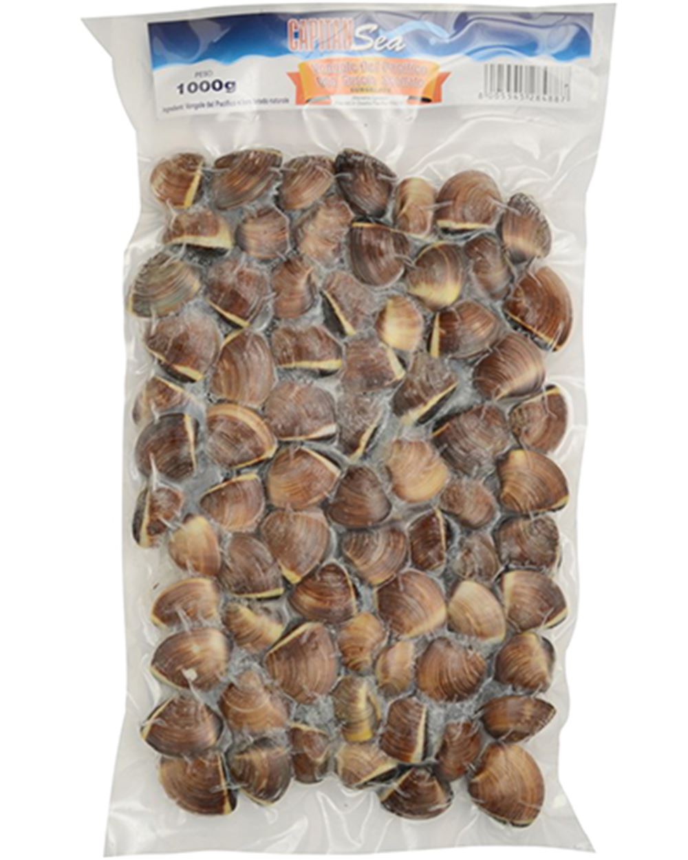 VONGOLE CON GUSCIO BROWN PACIFICO 1 kg 